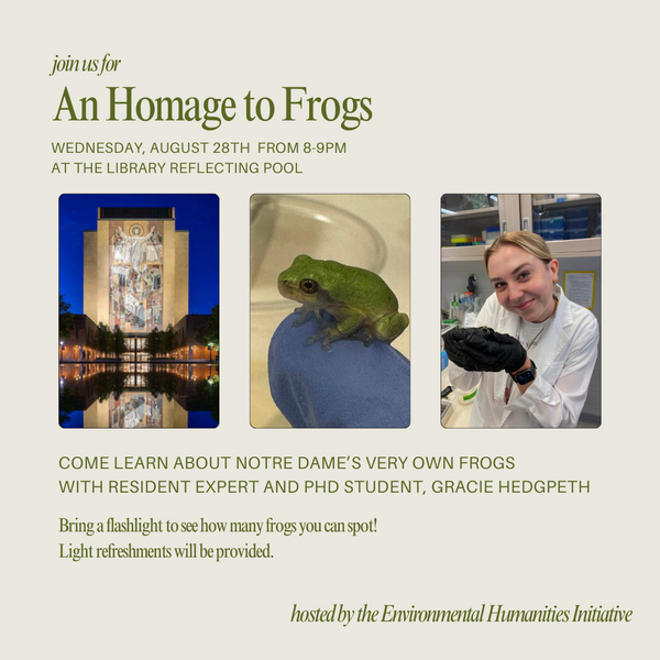 EHUM Frog Night Event Poster