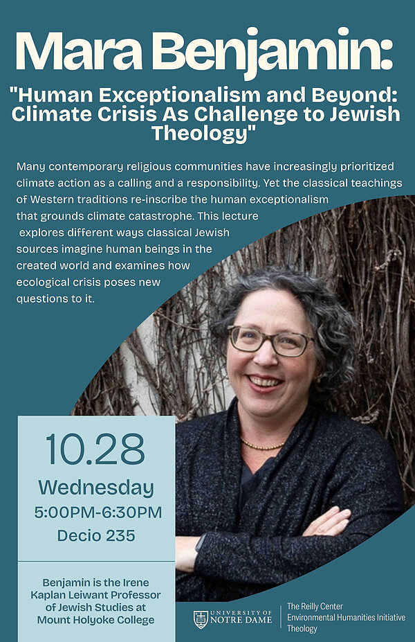 Poster for Mara Benjamin's Talk